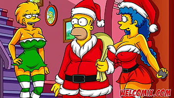 A unique Christmas present: Offering his wife to the homeless in a Simpson-themed hentai